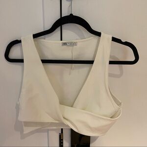 Zara Twist Front Crop Top